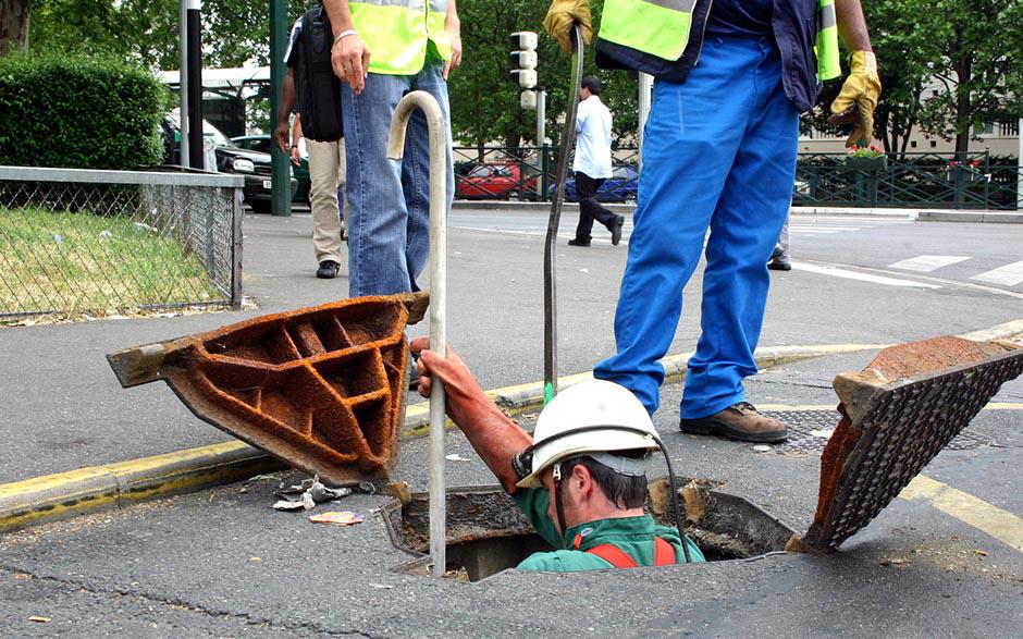 travaux assainissement La Norville